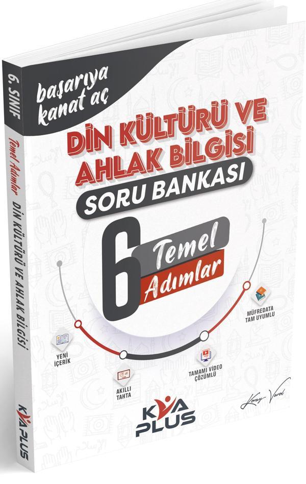 Kva 2024 6. Sınıf Din Kültürü Temel Adımlar Soru Bankası - KVA Yayınları - Image 1
