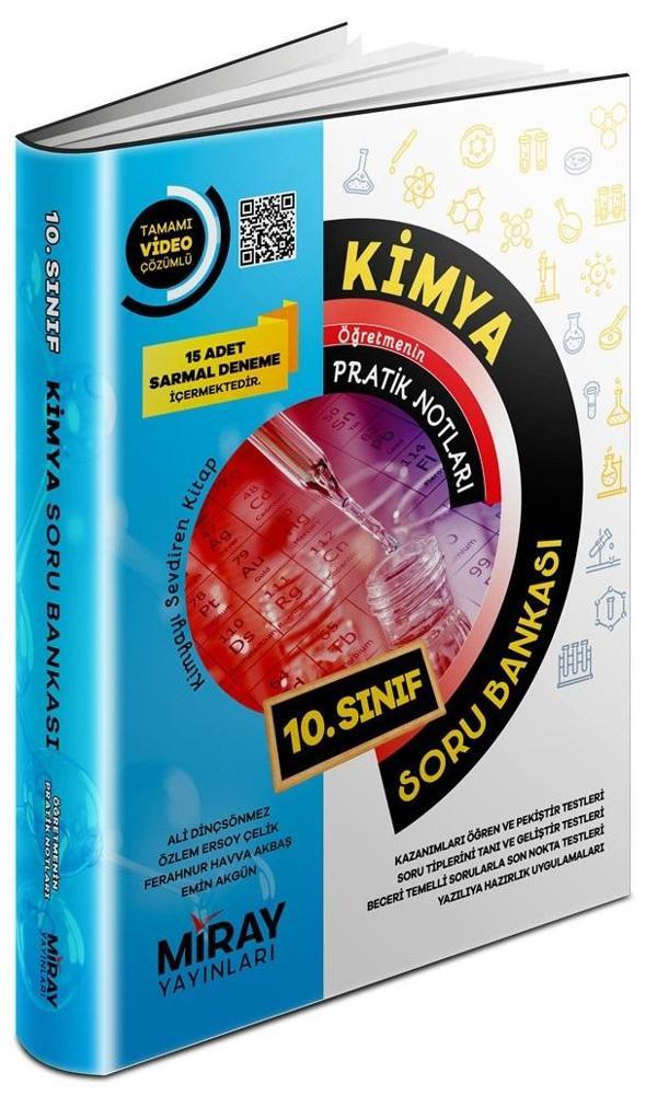Miray 2024 10. Sınıf Kimya Konu Özetli Soru Bankası - Miray Yayınları - Image 1
