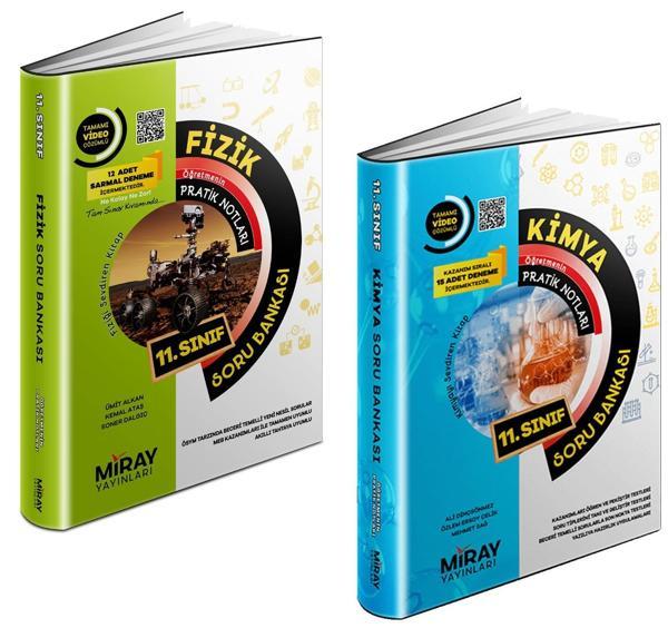 Miray 2024 11. Sınıf Fizik + Kimya Soru Seti 2 Kitap - Miray Yayınları - Image 1