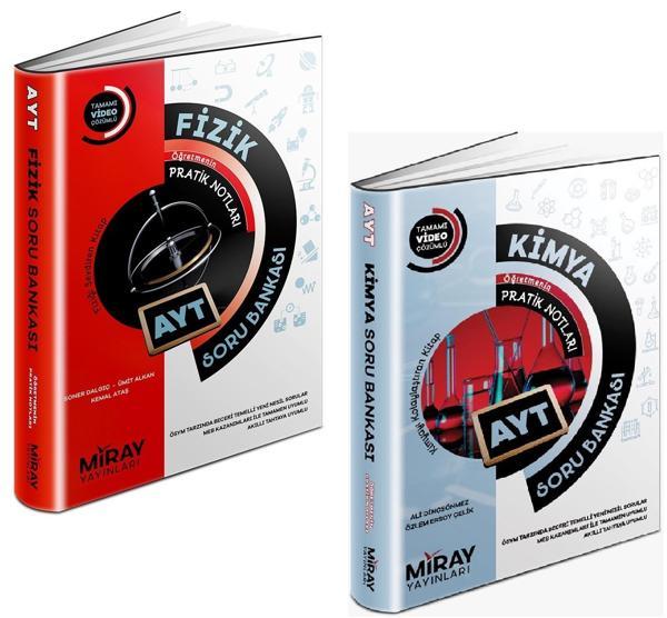 Miray 2024 Ayt Fizik + Kimya Soru Bankası Seti 2 Kitap - Miray Yayınları - Image 1