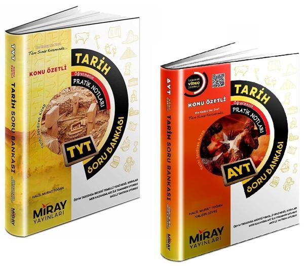 Miray 2024 Tyt Ayt Tarih Soru Bankası Seti 2 Kitap - Miray Yayınları - Image 1