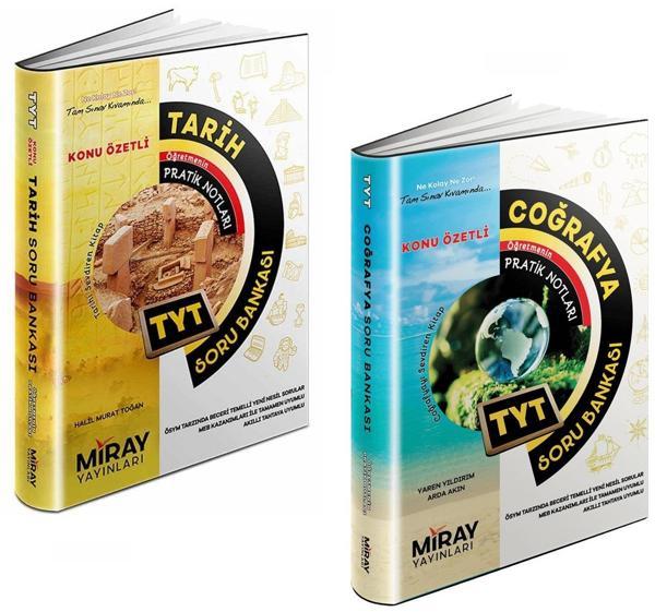 Miray 2024 Tyt Tarih + Coğrafya Soru Bankası Seti 2 Kitap - Miray Yayınları - Image 1