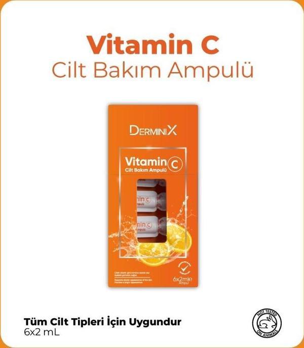 Derminix Vitamin C Leke Karşıtı Cilt Bakım Ampul - Image 1