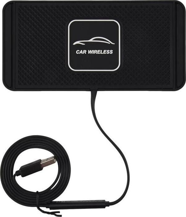 Coofbe Tüm Araçlara Uyumlu 15W Kablosuz Şarj Pedi Araç İçi Kablosuz Şarj Araç Şarjı Masaüstü Şarj Ped - Image 1