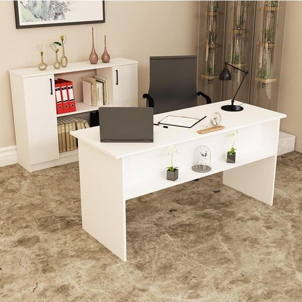 Kalender Dekor Merkür - 1 - 5 Ofis Büro Masası Takımı Beyaz - Image 1