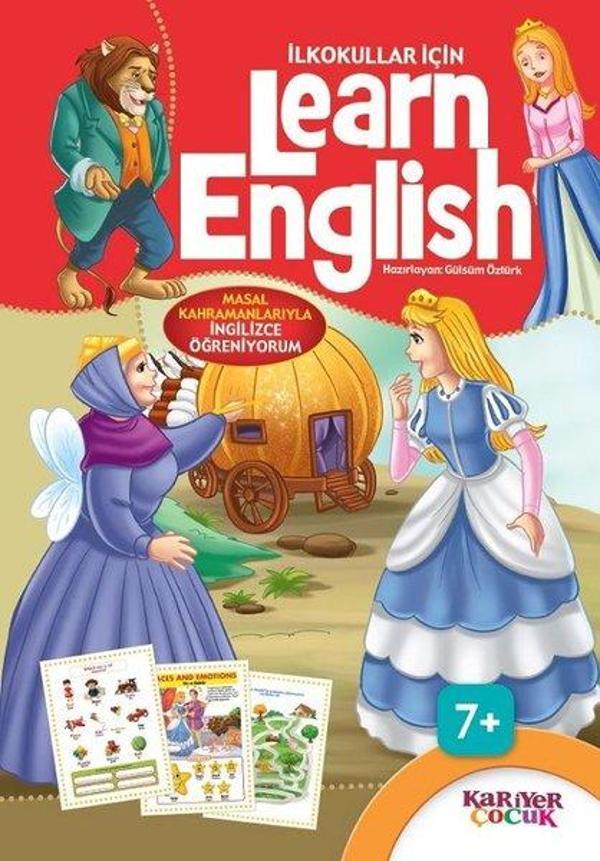 İlkokullar İçin Learn English-Kırmızı - Kariyer Çocuk - Image 1