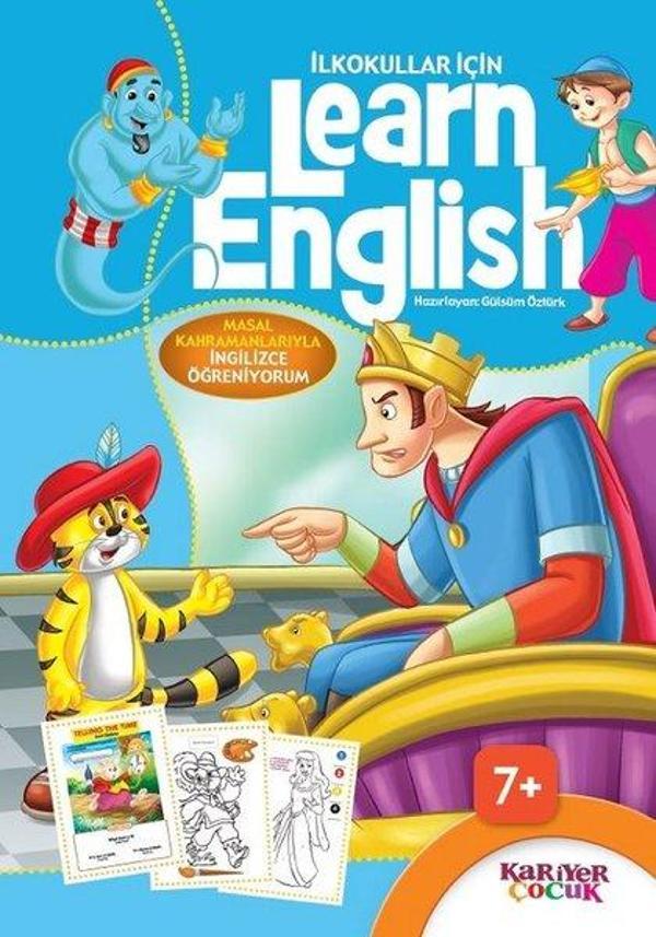 İlkokullar İçin Learn English-Mavi - Kariyer Çocuk - Image 1