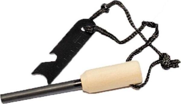 SWAT SW095 AHŞAP SAPLI MAGNEZYUM ÇUBUĞU-CM ÖLÇER-ATEŞ BAŞLATICI - Image 1