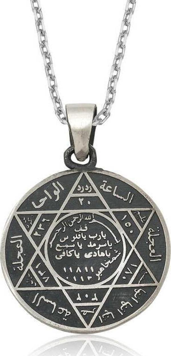 ​Gümüş Süleyman Mührü Kolye - Image 1