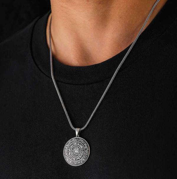 Gümüş Ayetel Kürsi Kolye - Image 1