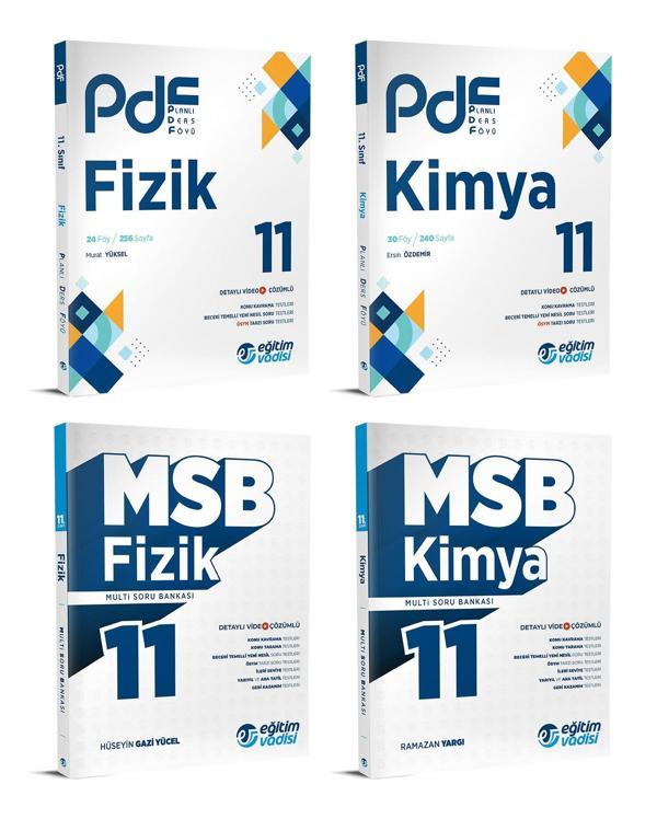 Eğitim Vadisi 2024 11. Sınıf Fizik + Kimya Pdf + Soru Seti 4 Kitap - Eğitim Vadisi - Image 1