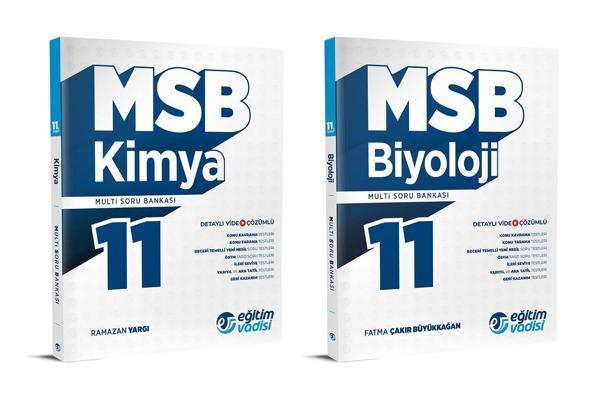 Eğitim Vadisi 2024 11. Sınıf Kimya + Biyoloji Soru Bankası Seti 2 Kitap - Eğitim Vadisi - Image 1