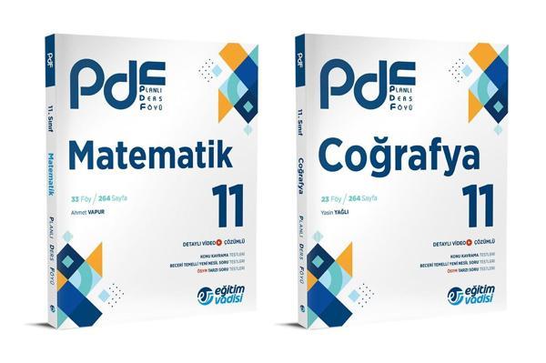 Eğitim Vadisi 2024 11. Sınıf Matematik + Coğrafya Pdf Seti 2 Kitap - Eğitim Vadisi - Image 1