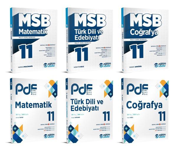 Eğitim Vadisi 2024 11. Sınıf Matematik + Edebiyat + Coğrafya Pdf + Soru Seti 6 Kitap - Eğitim Vadisi - Image 1