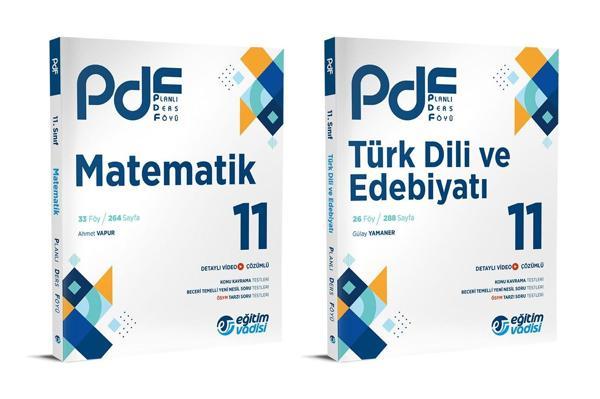 Eğitim Vadisi 2024 11. Sınıf Matematik + Edebiyat Pdf Seti 2 Kitap - Eğitim Vadisi - Image 1