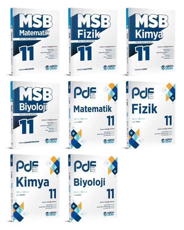 Eğitim Vadisi 2024 11. Sınıf Matematik + Fizik + Kimya + Biyoloji Pdf + Soru Seti 8 Kitap - Eğitim Vadisi - Image 1