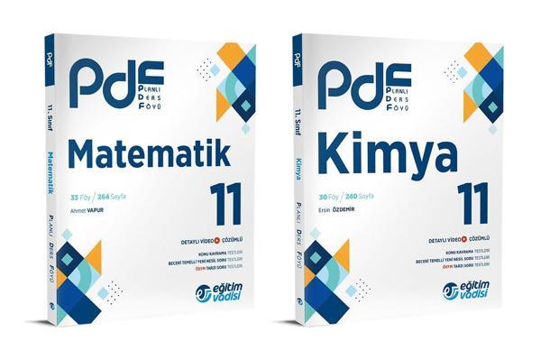 Eğitim Vadisi 2024 11. Sınıf Matematik + Kimya Pdf Seti 2 Kitap - Eğitim Vadisi - Image 1