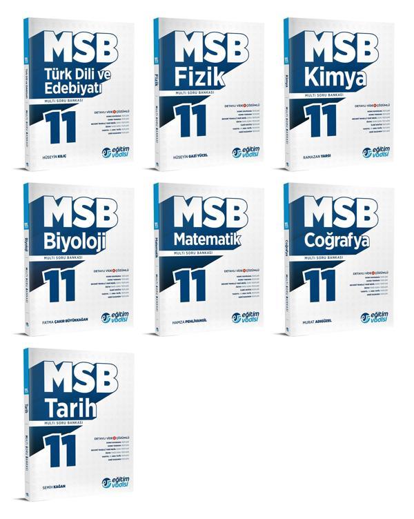 Eğitim Vadisi 2024 11. Sınıf Soru Bankası Seti Tam Set 7 Kitap - Eğitim Vadisi - Image 1