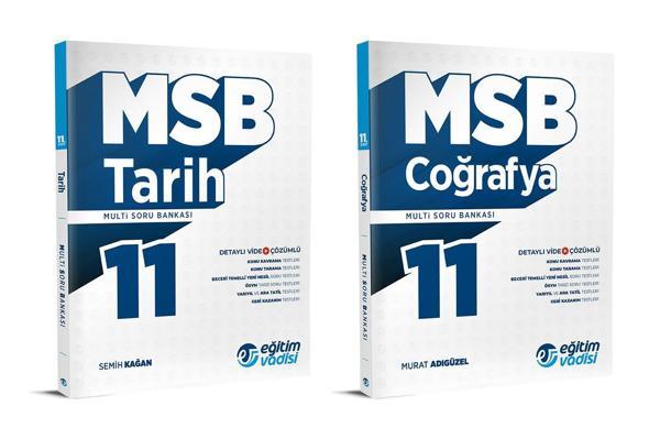 Eğitim Vadisi 2024 11. Sınıf Tarih + Coğrafya Soru Bankası Seti 2 Kitap - Eğitim Vadisi - Image 1