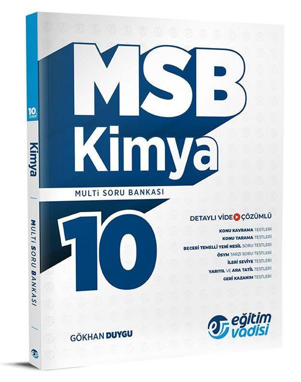 Eğitim Vadisi 2024 10. Sınıf Kimya Multi Soru Bankası - Eğitim Vadisi - Image 1