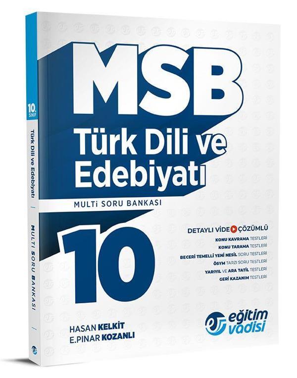 Eğitim Vadisi 2024 10. Sınıf Türk Dili Ve Edebiyatı Multi Soru Bankası - Eğitim Vadisi - Image 1