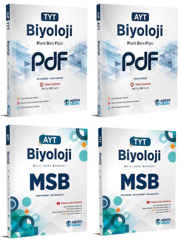 Eğitim Vadisi 2024 Tyt Ayt Biyoloji Pdf + Msb Seti 4 Kitap - Eğitim Vadisi - Image 1