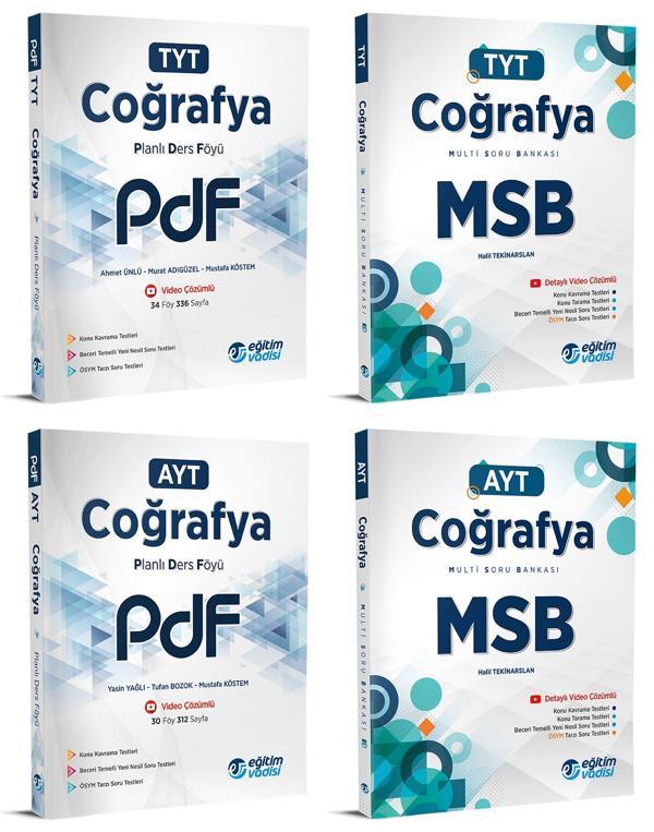 Eğitim Vadisi 2024 Tyt Ayt Coğrafya Pdf + Msb Seti 4 Kitap - Eğitim Vadisi - Image 1