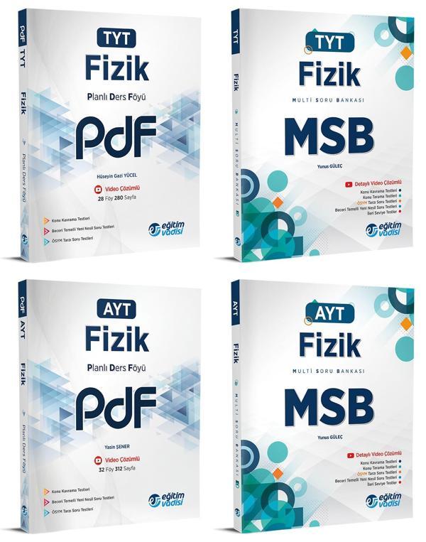 Eğitim Vadisi 2024 Tyt Ayt Fizik Pdf + Msb Seti 4 Kitap - Eğitim Vadisi - Image 1