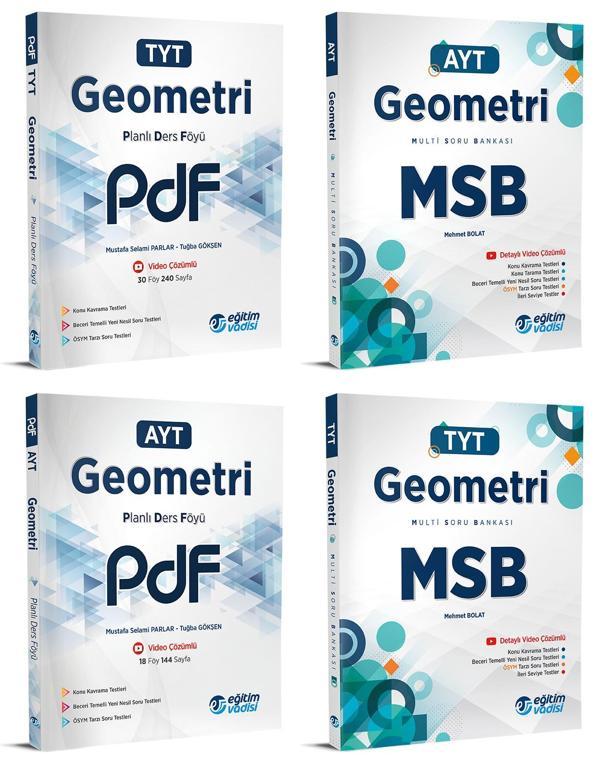 Eğitim Vadisi 2024 Tyt Ayt Geometri Pdf + Msb Seti 4 Kitap - Eğitim Vadisi - Image 1
