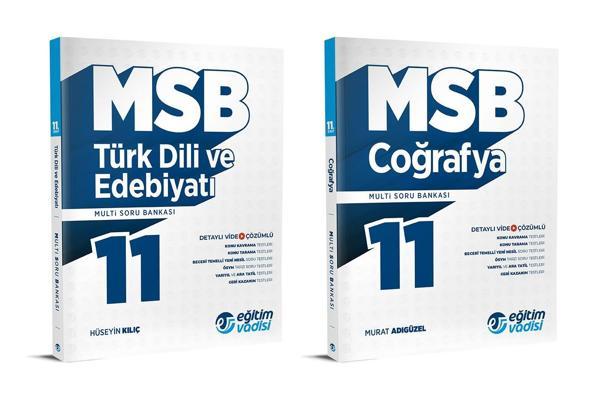 Eğitim Vadisi 2024 11. Sınıf Edebiyat + Coğrafya Soru Bankası Seti 2 Kitap - Eğitim Vadisi - Image 1