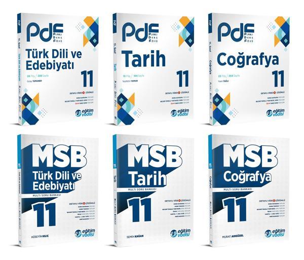 Eğitim Vadisi 2024 11. Sınıf Edebiyat + Tarih + Coğrafya Pdf + Soru Seti 6 Kitap - Eğitim Vadisi - Image 1
