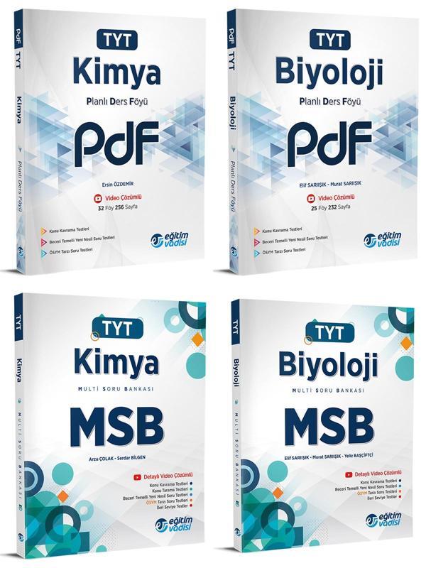 Eğitim Vadisi 2024 Tyt Kimya + Biyoloji Pdf + Msb Seti 4 Kitap - Eğitim Vadisi - Image 1