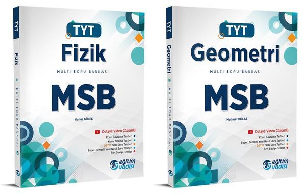 Eğitim Vadisi 2024 Tyt Fizik + Geometri Msb Multi Soru Bankası Seti 2 Kitap - Eğitim Vadisi - Image 1