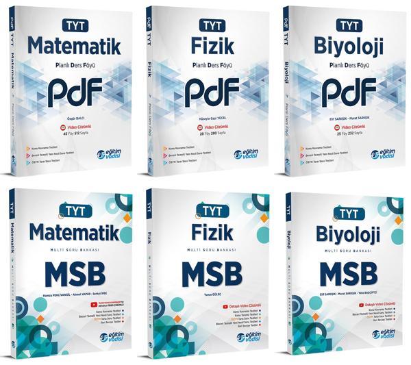 Eğitim Vadisi 2024 Tyt Matematik + Fizik + Biyoloji Pdf + Msb Seti 6 Kitap - Eğitim Vadisi - Image 1