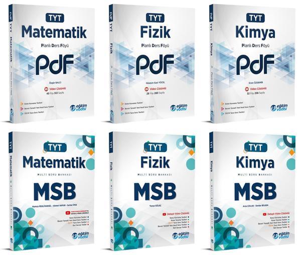 Eğitim Vadisi 2024 Tyt Matematik + Fizik + Kimya Pdf + Msb Seti 6 Kitap - Eğitim Vadisi - Image 1