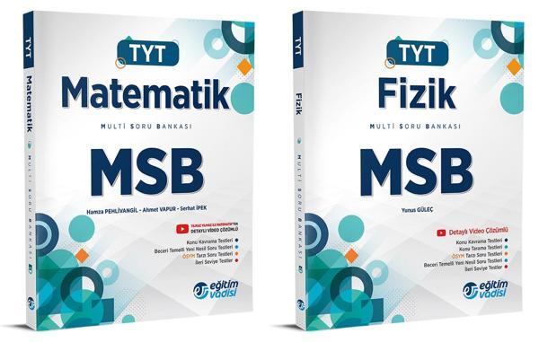 Eğitim Vadisi 2024 Tyt Matematik + Fizik Msb Multi Soru Bankası Seti 2 Kitap - Eğitim Vadisi - Image 1