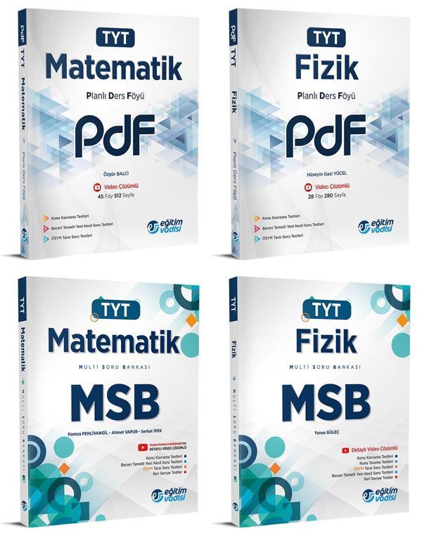 Eğitim Vadisi 2024 Tyt Matematik + Fizik Pdf + Msb Seti 4 Kitap - Eğitim Vadisi - Image 1
