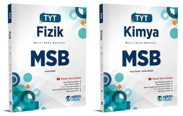 Eğitim Vadisi 2024 Tyt Fizik + Kimya Msb Multi Soru Bankası Seti 2 Kitap - Eğitim Vadisi - Image 1