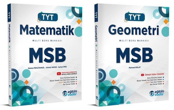 Eğitim Vadisi 2024 Tyt Matematik + Geometri Msb Multi Soru Bankası Seti 2 Kitap - Eğitim Vadisi - Image 1