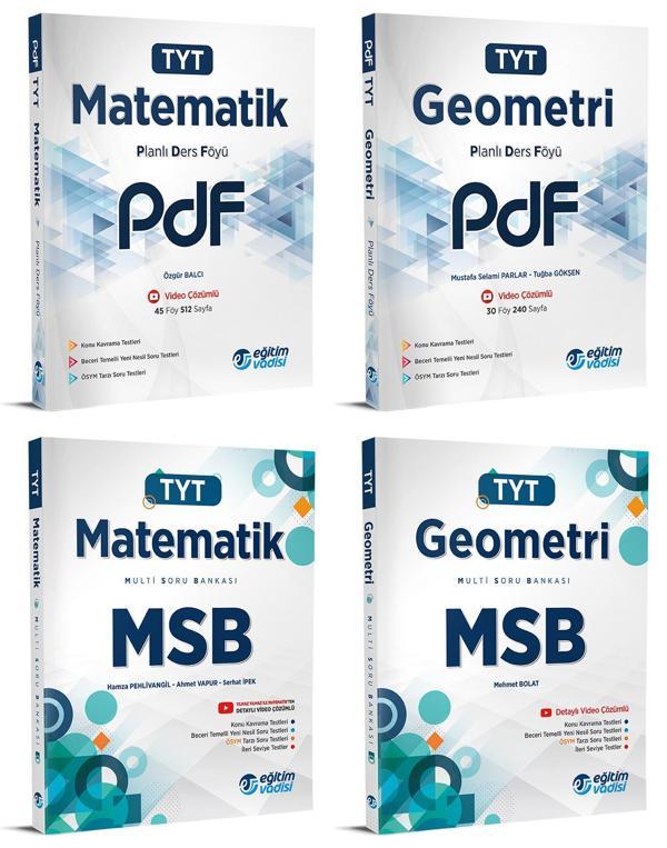 Eğitim Vadisi 2024 Tyt Matematik + Geometri Pdf + Msb Seti 4 Kitap - Eğitim Vadisi - Image 1