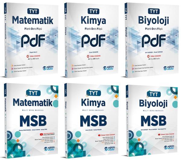 Eğitim Vadisi 2024 Tyt Matematik + Kimya + Biyoloji Pdf + Msb Seti 6 Kitap - Eğitim Vadisi - Image 1