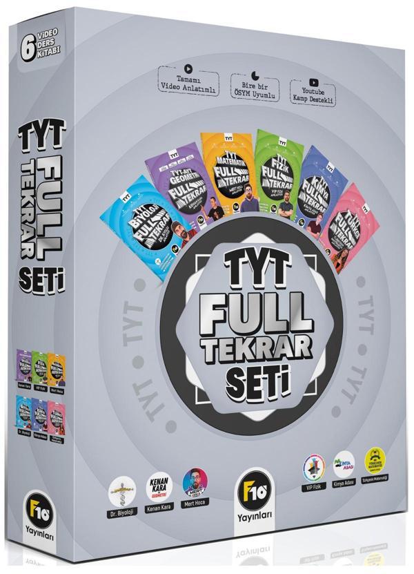 F10 Yayınları 2024 Tyt Full Tekrar Seti - F10 Yayınları - Image 1