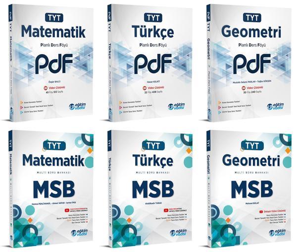 Eğitim Vadisi 2024 Tyt Matematik + Türkçe + Geometri Pdf + Msb Seti 6 Kitap - Eğitim Vadisi - Image 1