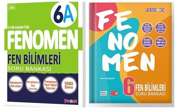 Fenomen Okul 2024 6. Sınıf Fen Bilimleri A + B Soru Bankası Seti 2 Kitap - Image 1