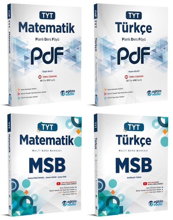 Eğitim Vadisi 2024 Tyt Matematik + Türkçe Pdf + Msb Seti 4 Kitap - Eğitim Vadisi - Image 1