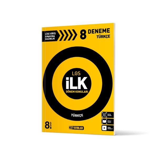 Hız 2023 8. Sınıf Lgs 1. Dönem Türkçe Deneme İlk Dönem Konuları 2023 - Hız Yayınları - Image 1