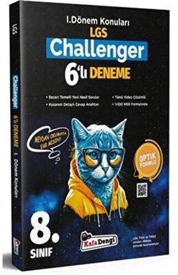 Kafadengi 2024 8. Sınıf Lgs 1. Dönem Challenger 6 Lı Deneme - Kafa Dengi - Image 1