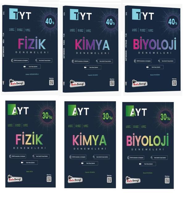 Kafadengi 2024 Tyt Ayt Fizik Kimya Biyoloji Branş Deneme Seti - Kafa Dengi - Image 1