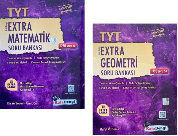 Kafadengi 2024 Tyt Matematik + Geometri Extra Soru Seti 2 Kitap - Kafa Dengi - Image 1