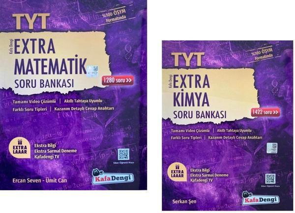 Kafadengi 2024 Tyt Matematik + Kimya Extra Soru Seti 2 Kitap - Kafa Dengi - Image 1